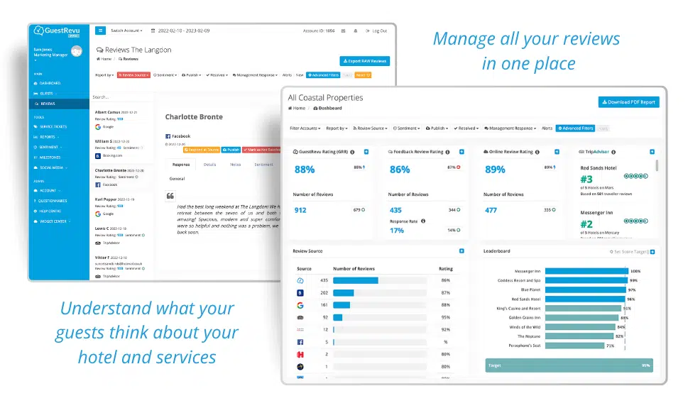 GuestRevu product images